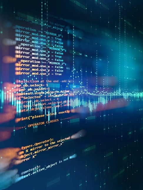 programming code abstract technology